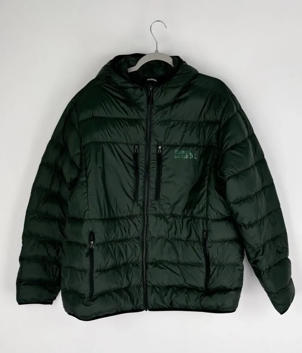 Eddie Bauer Mens StratusLite Crosstown Down Hoodie Puff Jacket Size XL New